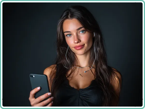 TikToker Holding Phone